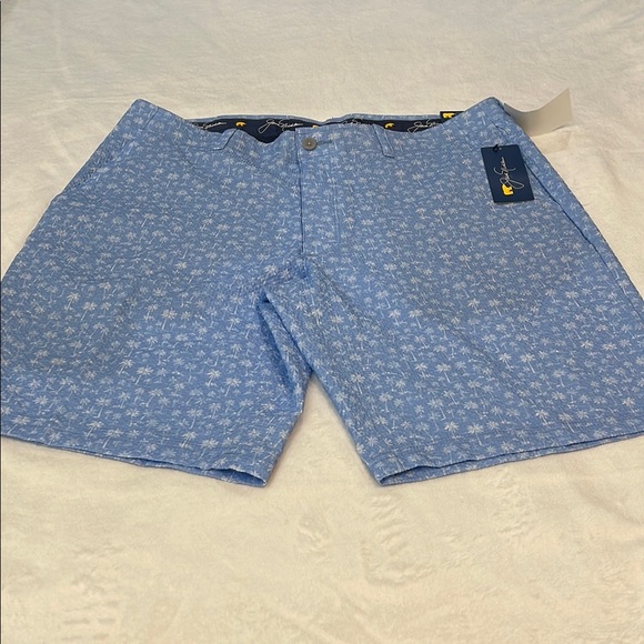 Jack Nicklaus Other - JACK NICKLAUS MENS SIZE 36 Blue Palm Tree Print Shorts